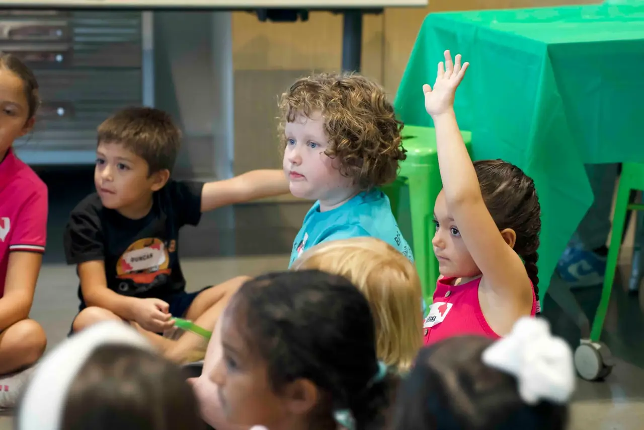 Children at a LingoStars Spanish immersion workshop in Naples, FL