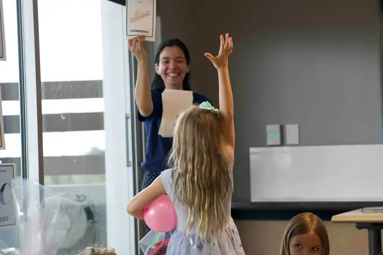 Children at a LingoStars Spanish immersion workshop in Naples, FL