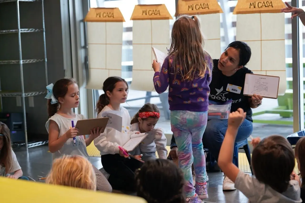 Children at a LingoStars Spanish immersion workshop in Naples, FL