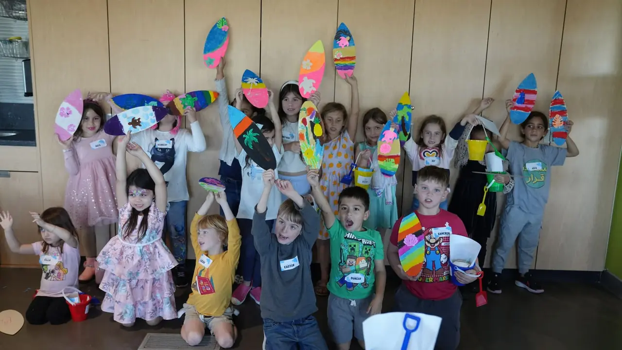 Children at a LingoStars Spanish immersion workshop in Naples, FL