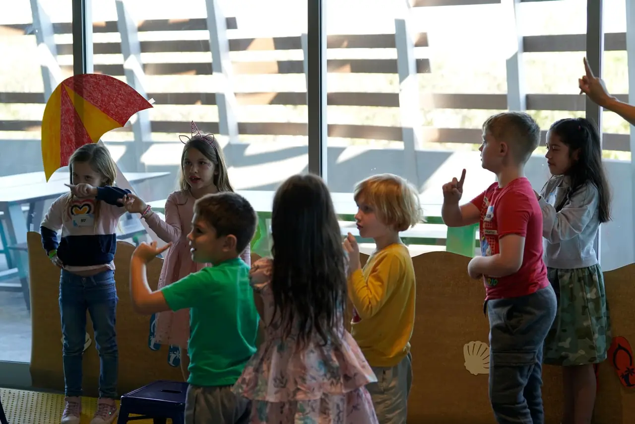 Children at a LingoStars Spanish immersion workshop in Naples, FL