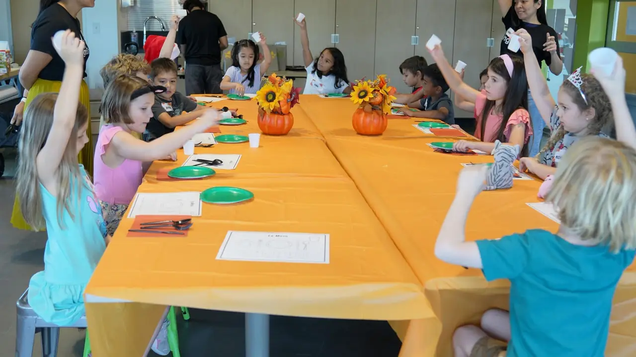Children at a LingoStars Spanish immersion workshop in Naples, FL