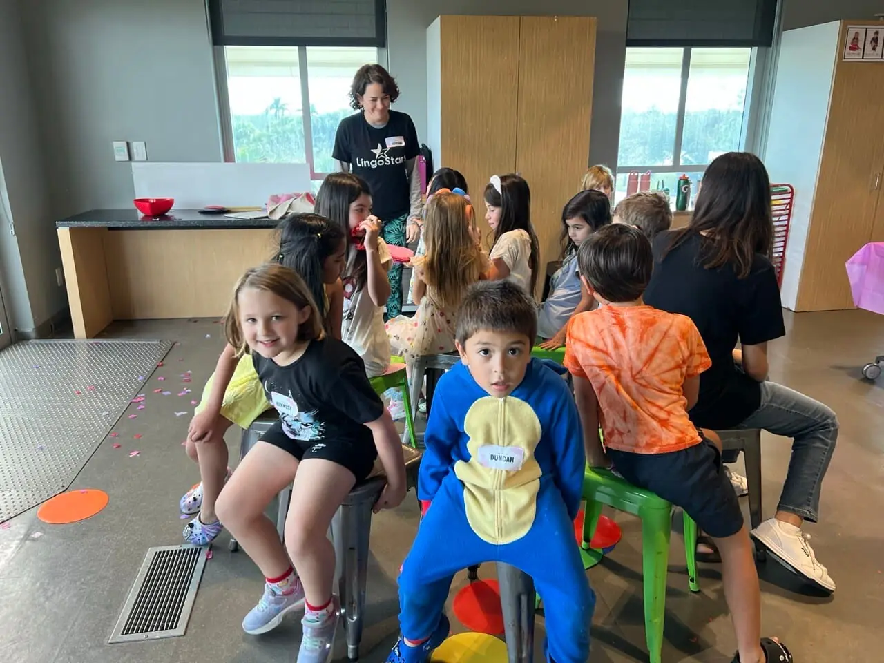 Children at a LingoStars Spanish immersion workshop in Naples, FL