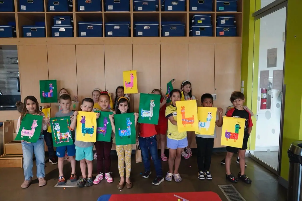 Children at a LingoStars Spanish immersion workshop in Naples, FL