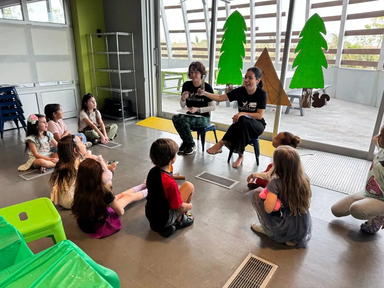 Children at a LingoStars Spanish immersion workshop in Naples, FL
