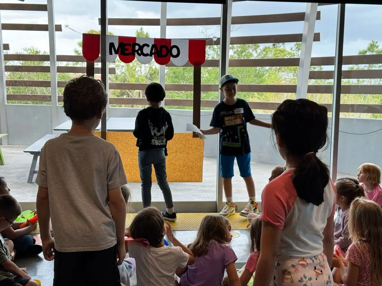 Children at a LingoStars Spanish immersion workshop in Naples, FL