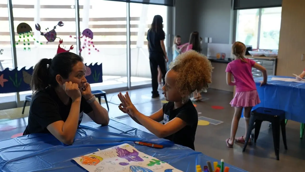 Children at a LingoStars Spanish immersion workshop in Naples, FL