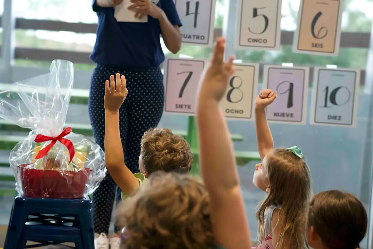 Children at a LingoStars Spanish immersion workshop in Naples, FL