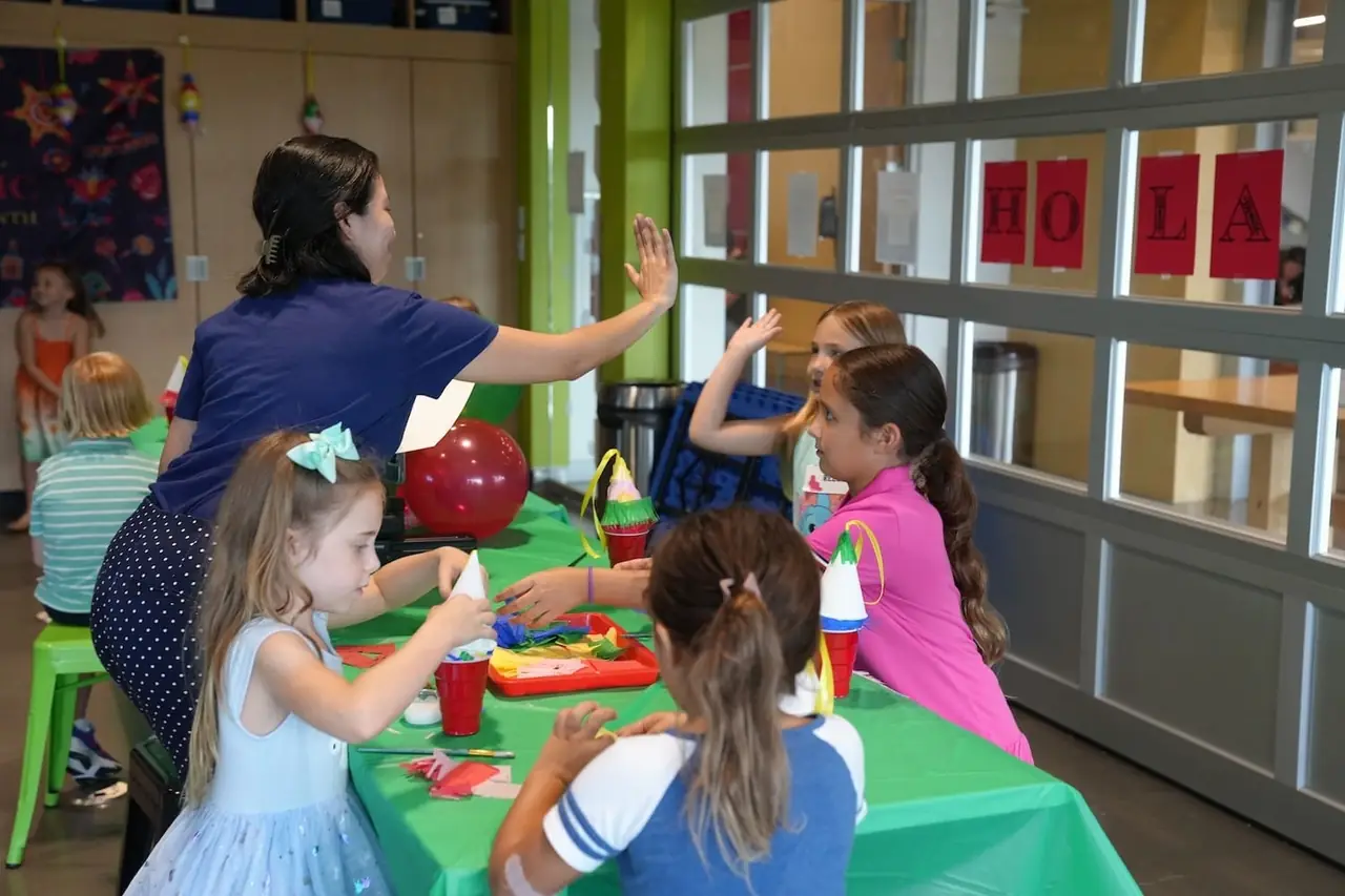 Children at a LingoStars Spanish immersion workshop in Naples, FL