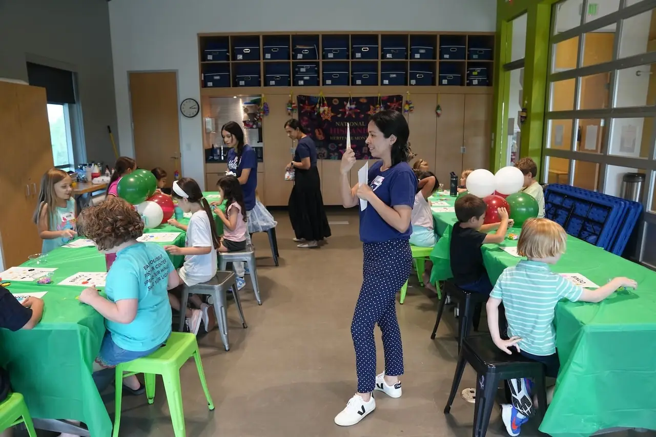 Children at a LingoStars Spanish immersion workshop in Naples, FL