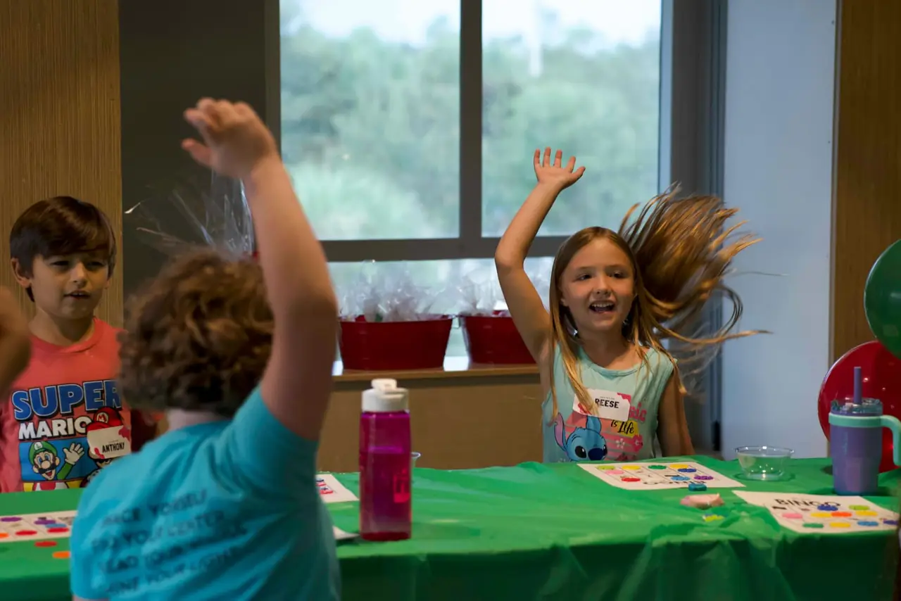 Children at a LingoStars Spanish immersion workshop in Naples, FL