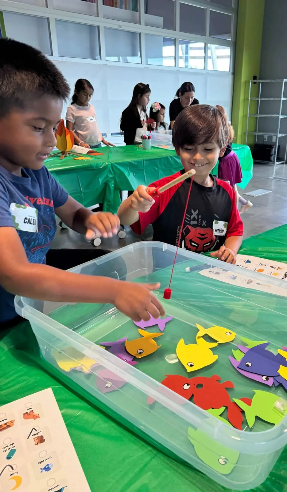 Children at a LingoStars Spanish immersion workshop in Naples, FL